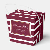 バモダンルグンディ金ゴールド結婚の感謝 フェイバーボックス (裏面サイド)