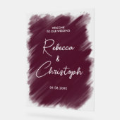 バモダンルグ絵を描ン結婚ド歓迎アクリル アクリルサイン (傾斜)