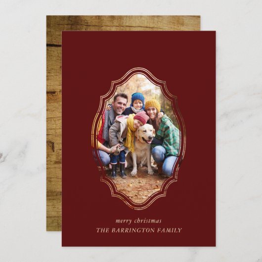 バモダンルミニマルグンディとウッドの写真 (正面/裏面)