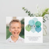 バモダンルーンバンチ子供の誕生日パーティー 招待状 (スタンド正面)