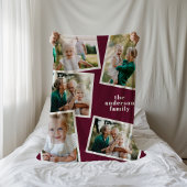 バモダンル数々のグンディ写真ファミリーホームデカール フリースブランケット