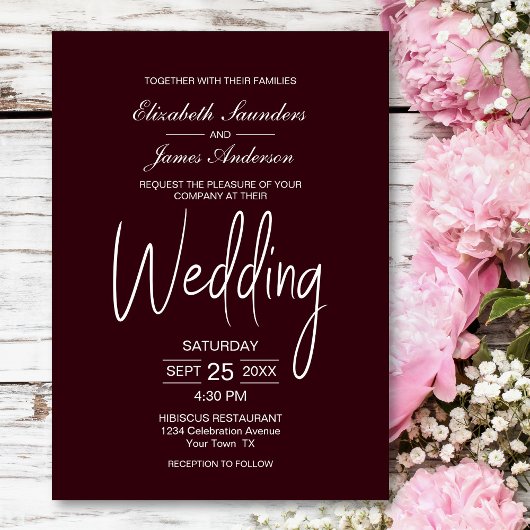 バモダンル結婚ガン 招待状