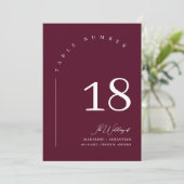 バモダンル結婚グンディの座席表の番号 招待状 (スタンド正面)