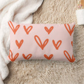 バモダンレンタインデーハート ランバークッション (ブランケット)