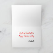 バモダンンタイン愛ハートブルー シーズンカード (内部)