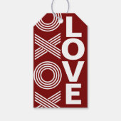 バモダンンタイン赤恋 ギフトタグ (正面)