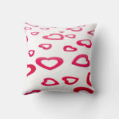 バモダンン赤と白タインハート クッション (裏面)