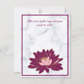 バモダンーエレガントグンディ・ピンク・マーブル セーブザデート (裏面)