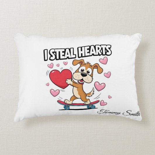 バモダンーツバレンタインデー アクセントクッション (正面)