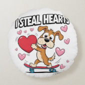 バモダンーツバレンタインデー ラウンドクッション (裏面)