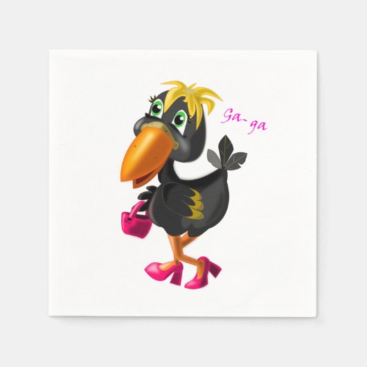 バモダンードナプキンおもしろい スタンダードカクテルナプキン (正面)