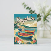 バヤヒベドミニカ共和国ヴィンテージ ポストカード (スタンド正面)