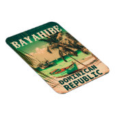 バヤヒベドミニカ共和国 – レトロヴィンテージ60s マグネット (右側)