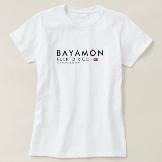 バヤモン プエルトリコ Tシャツ | Coordinates Tee (デザイン正面)