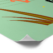 バユーケージャンアリゲーターベビーシャワーウェルカムサイン ポスター (角)