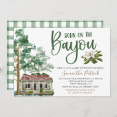 バユー生まれベイビーシャワー招待状 招待状 (正面/裏面)