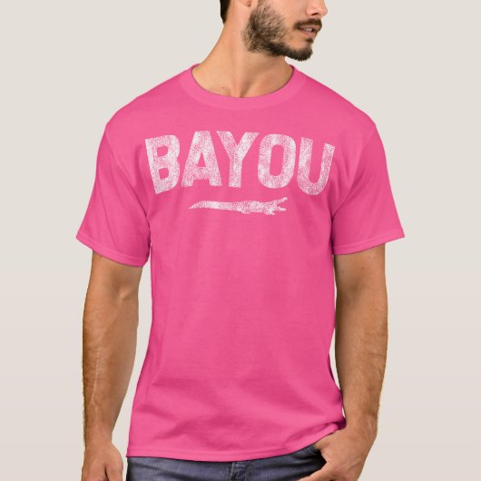 バヨアリゲータ動揺してー Tシャツ (正面)