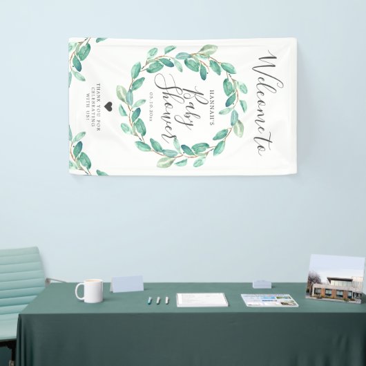 バヨウボタニカル | ベビーシャワーへようこそ 横断幕 (トレードショー)