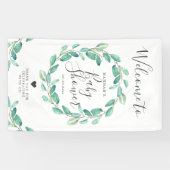 バヨウボタニカル | ベビーシャワーへようこそ 横断幕 (横)