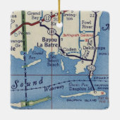 バヨウラバトルヴィンテージの地図 セラミックオーナメント (裏面)