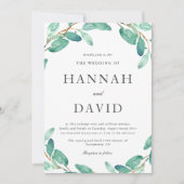 バヨウ植物学 |グリーナリーオンホワ結婚イト 招待状 (正面)