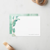 バヨウ植物学 |固定 ノートカード (正面/裏面インサイチュ)