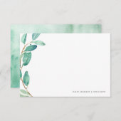 バヨウ植物学 |固定 ノートカード (正面/裏面)