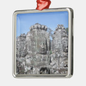 バヨンテンプルインアンコールワット-カンボジア メタルオーナメント (左)