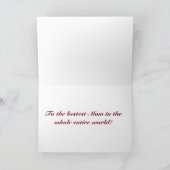 バラおめでとう！ カード (内部)