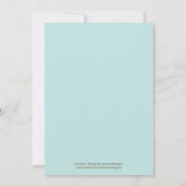 バラおよびレースのボーダーが付いているヴィンテージのティーポット 招待状 (裏面)