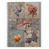 バラお尻コラージュ ノートブック (正面)