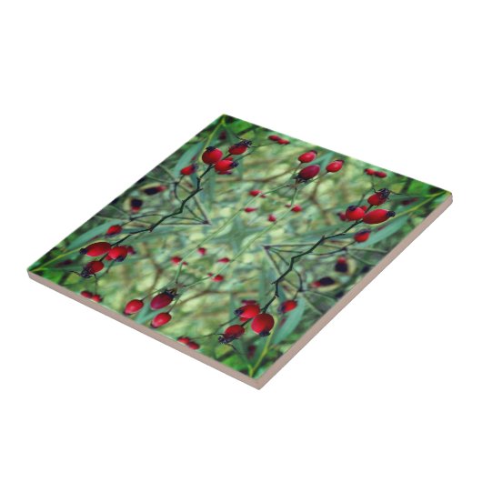 バラお尻抽象芸術撮影写真タイル タイル (側面)