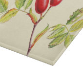 バラお尻素晴らしアートガラス板 カッティングボード (角)