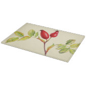 バラお尻素晴らしアートガラス板 カッティングボード (角)