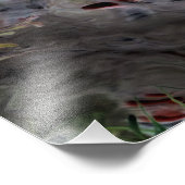 「バラお尻」抽象芸術MylarでReflectionを編集 フォトプリント (角)