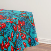 バラお尻、赤と青 テーブルクロス (インサイチュ)