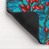 バラお尻、赤と青 マウスパッド (コーナー)