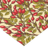 バラお尻、赤、緑、黄 ショートテーブルランナー (コーナー)