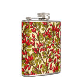 バラお尻、赤、緑、黄 フラスク (右)