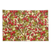 バラお尻、赤、緑、黄 枕カバー (裏面-右)