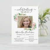 バラお祝い生葬祭記念写真I 招待状 (スタンド正面)