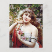 バラかわいらしとして ポストカード (正面)