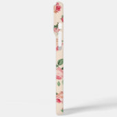 バラかわいらしフローラピンクピーチクリーム Case-Mate iPhoneケース (裏面 / 左)