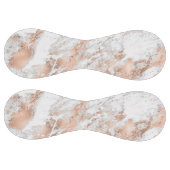 バラかわいらし金ゴールドホワイトグリジー大理石 ソフトボール (パネル)