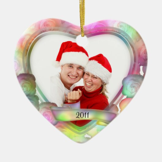 バラかLove~の写真 セラミックオーナメント (正面)