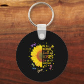 バラが多い世界では キーホルダー (正面)