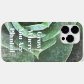 バラが植えられている場所で多肉栽培 Case-Mate iPhoneケース (裏面 (横))