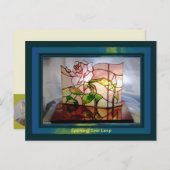 バラきらめくランプアート ポストカード (正面/裏面)