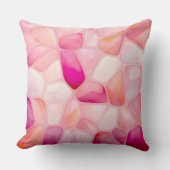 バラさくらんぼブロッサムアンドピーチウォーターの色 クッション (正面)