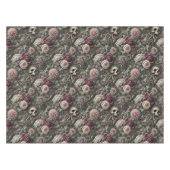 バラで刈り取り – ゴシック大プリント テーブルクロス (正面(横))